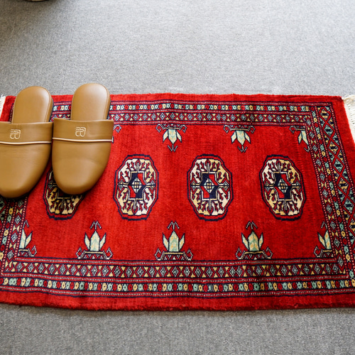 トルクメン ボハララグ トライバルラグヴィンテージラグペルシャ絨毯