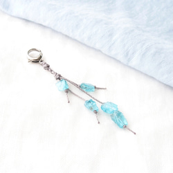 Rough Rock Zipper Charm（アパタイト） 2枚目の画像