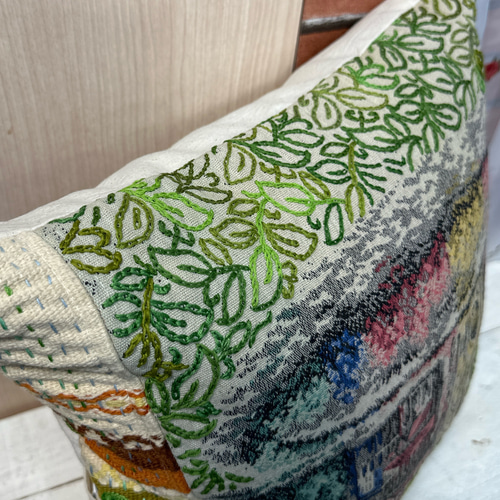 【未使用 美品 希少】ゴブラン織 クッションカバー ベルギー ブリュージュ ベルギーからメーカー直輸入】本物タペストリー（ゴブラン織り