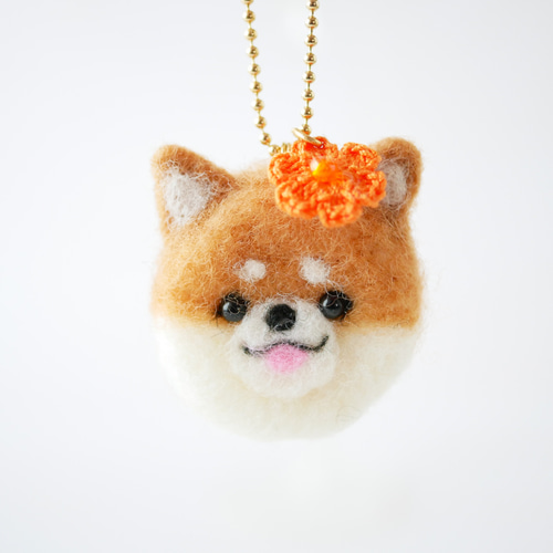 柴犬　ふんわりお守りチャーム　1点限定レアパネル 柴犬 ふんわりお守りチャーム 1点限定レアパネル