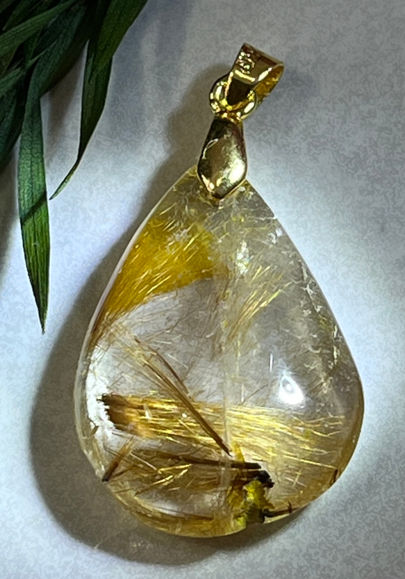 R0816 太いタイチンが魅力的！ゴールド タイチン ルチル ゴールドルチルvsタイチンルチル｜1月15・16日新着 | premium stone