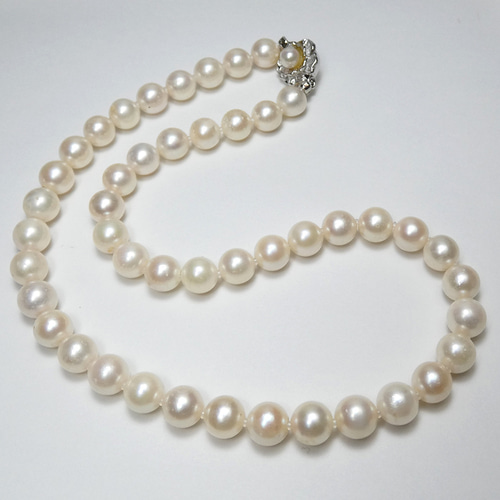 アコヤ本真珠ネックレス 大珠8.5-9.0mm国産あこや 訳あり 決算処分特価