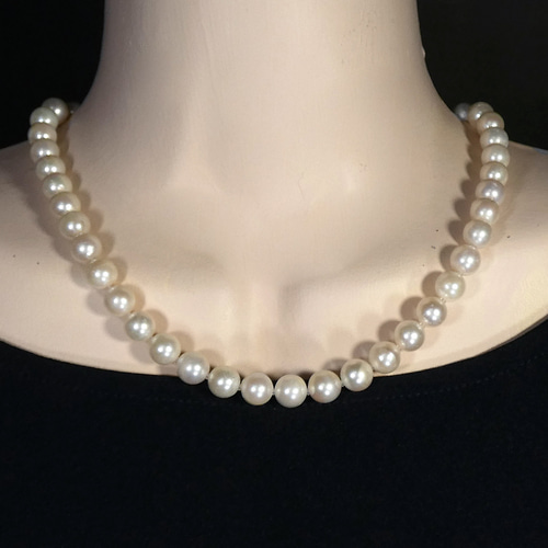 アコヤ本真珠ネックレス 大珠8.5-9.0mm国産あこや 訳あり 決算処分特価