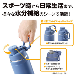 父の日 プレゼント 【名入れ 無料】サーモス 真空断熱スポーツボトル THERMOS FJU-750(シルエット 背番号 5枚目の画像