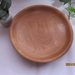 001　ミズメザクラの大皿　woodplatter 4枚目の画像