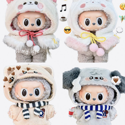 3点セット 15cm 着せ替えぬいぐる服 ぬいぐるみ用服コスチューム