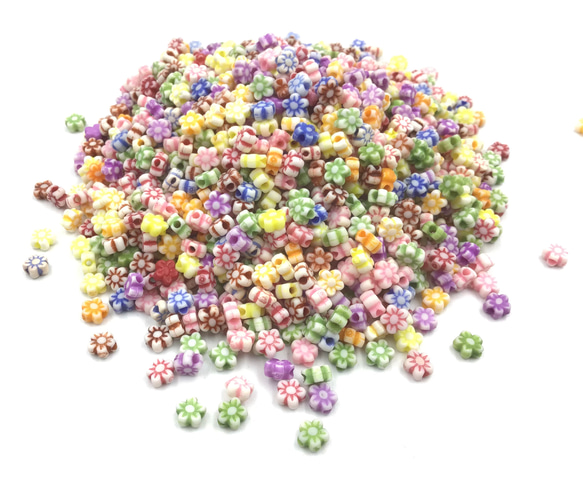お花ビーズ アソート 30個入 ビーズ HANDICRAFT SHOP 十彩 通販