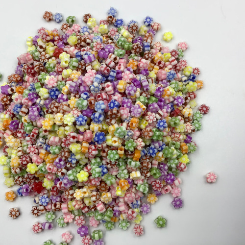 お花ビーズ追加分 クリアカラーお花ビーズパック（25p） | Dua-アクセサリーパーツ