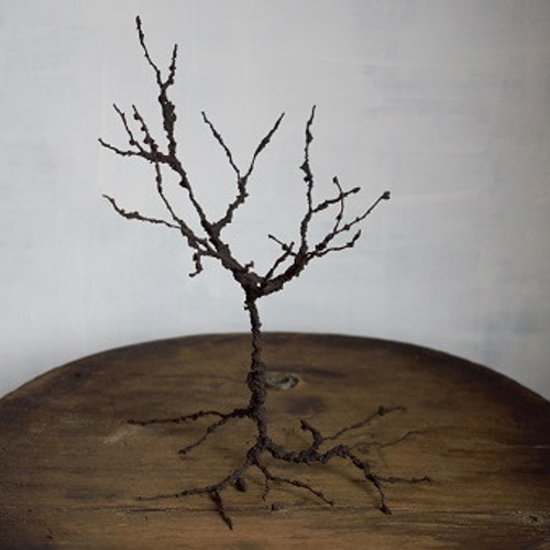 ワイヤーワークオブジェ 樹形エアプランツスタンド2 立体・オブジェ