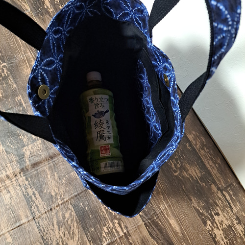 ジョリーフルール　和柄　トートバッグ 七宝文様柄 和柄 トートバッグ バッグインバッグ トートバッグ ととこ