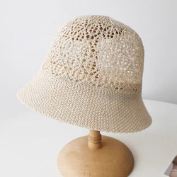 折りたためる春夏  風通涼感  麦わら帽子  全3色  UV対策  レディース  母の日 3枚目の画像