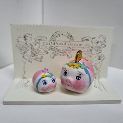 * Dollhouse miniature 2024 - Mini piggy bank 第1張的照片