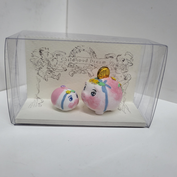 * Dollhouse miniature 2024 - Mini piggy bank 第4張的照片