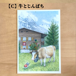 選べるポストカード3枚セット｜旅するじんぱち〜スイス編 7枚目の画像