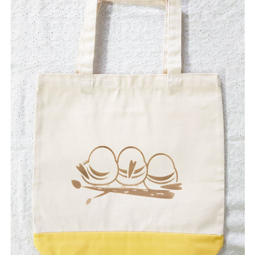 シマエナガトートバッグM トートバッグ イズム 通販 17543712｜Creema