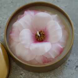 アロマ缶キャンドル⭐︎可愛いラックス♡香りと揺らぎの贈り物。」♪受注制作 5枚目の画像