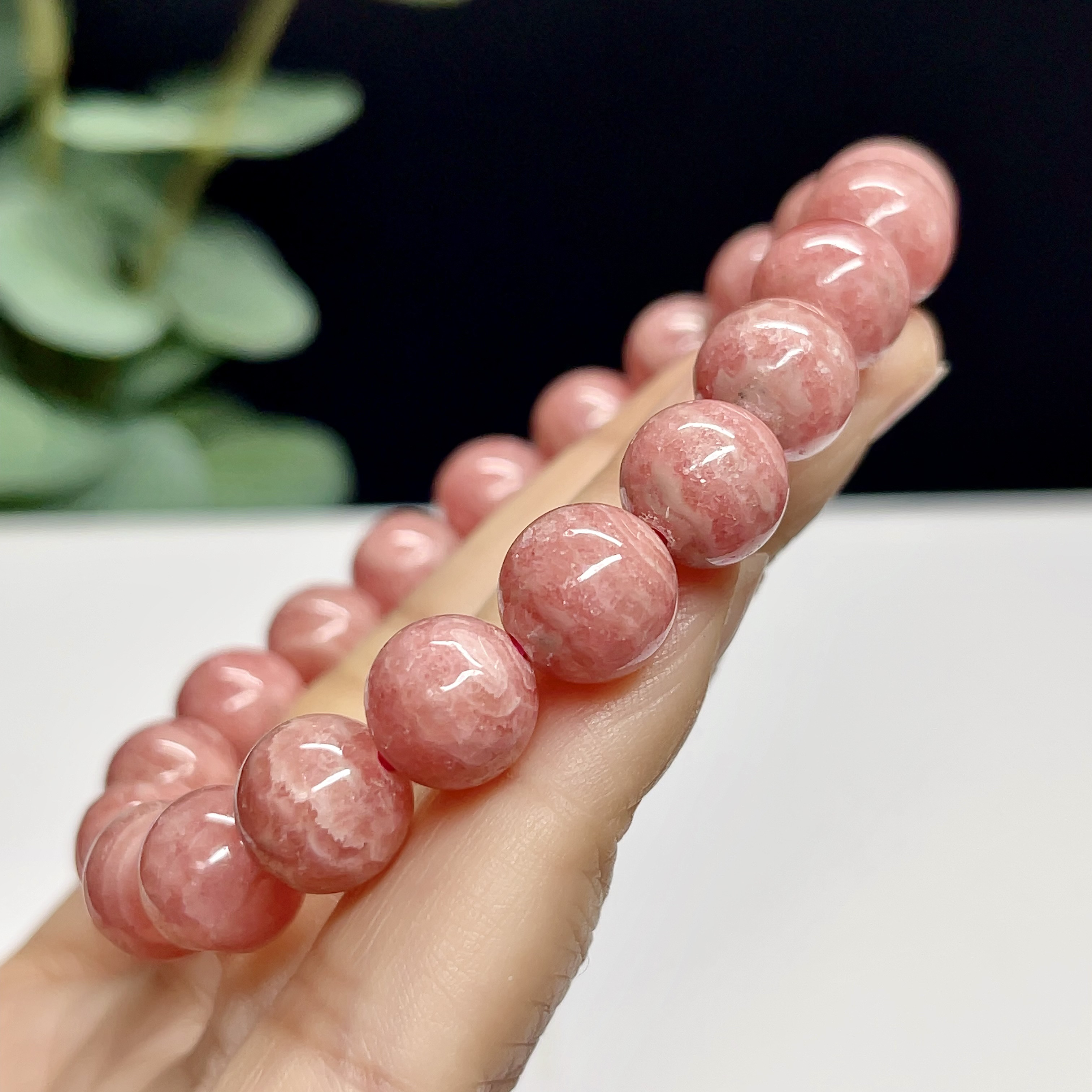 【インカローズ　ブレスレット　ロードクロサイト 天然石【高品質】1