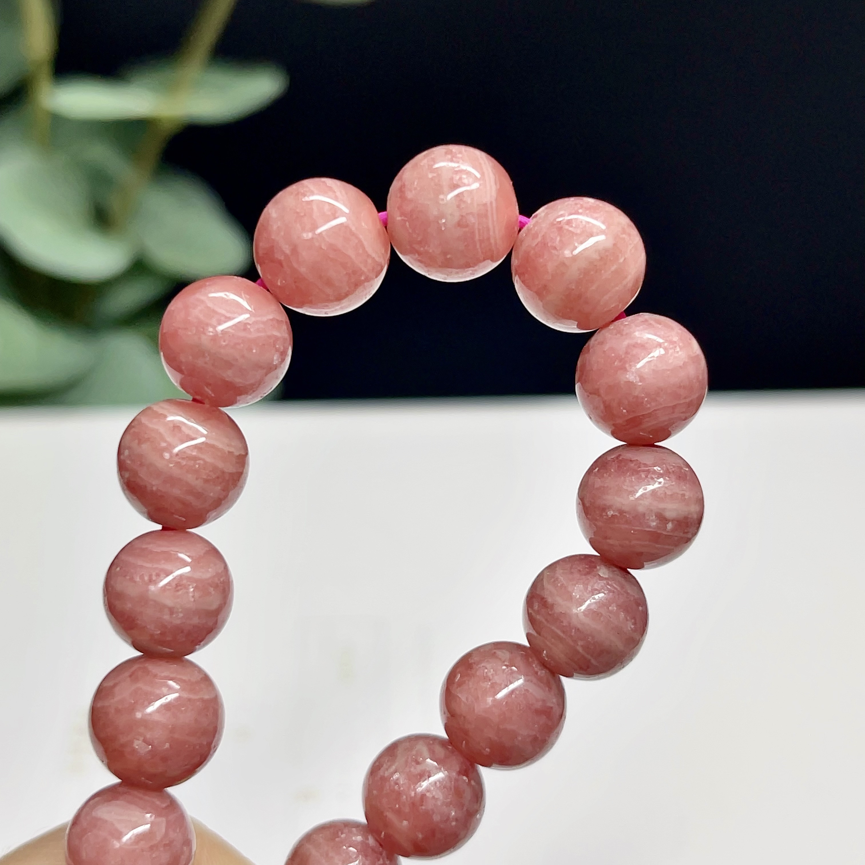 【インカローズ　ブレスレット　ロードクロサイト 天然石【高品質】1