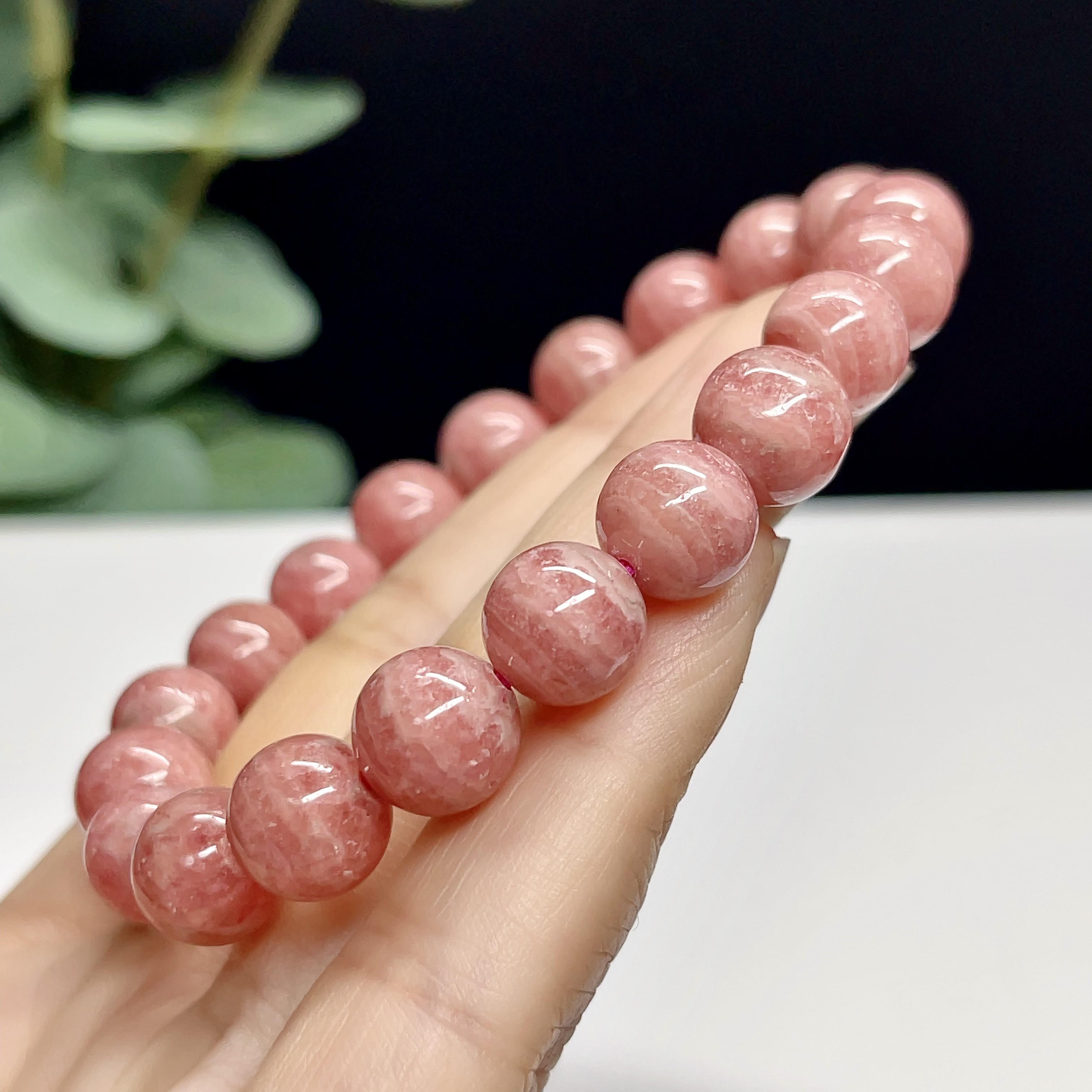 【インカローズ　ブレスレット　ロードクロサイト 天然石【高品質】1