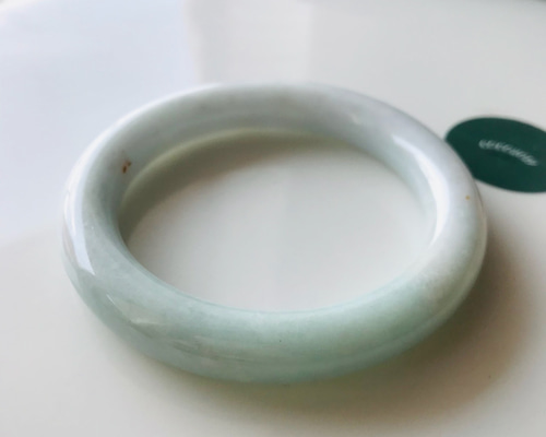 B310-082] ジェイド JADE ヒスイ 本翡翠 バングル ミャンマー産 