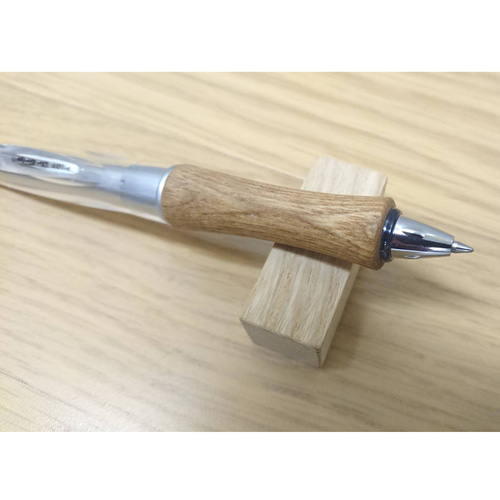木軸ボールペン グリップと本体 DR-オーク DRBG-1 ボールペン （茶色系