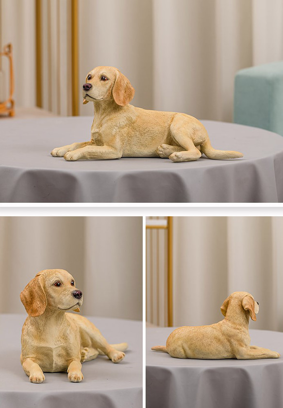 オブジェ ラブラドール モチーフ S size 樹脂製 置物 オーナメント インテリア 犬 かわいい ch-1198 10枚目の画像