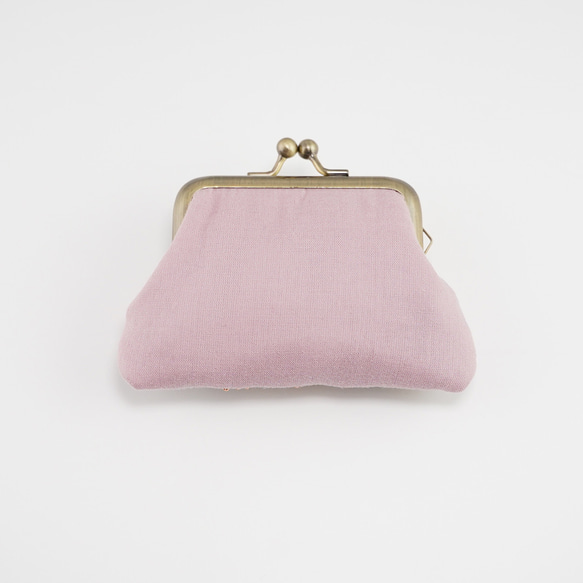 珠繡小袋 1 個粉紅色粉紅色無角袋 第4張的照片