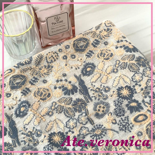 【(A^ ^)様オーダー専用ページ】リネン刺繍 アンちゃん様オーダー専用ページ】リネン刺繍 オーダーメイド刺繍のご