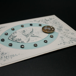 フランスアンティークスチールボタンとモチーフデザインボタンシート 9枚目の画像