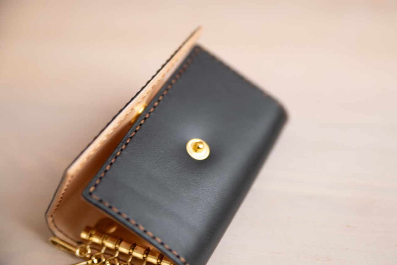 【名入れ無料】カードも入るキーケース 6連ホルダー リオショルダー