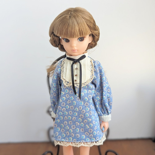 リカちゃん服 ワンピース ドレス 花柄 バルーン（リカちゃん服
