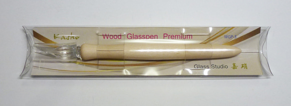 Wood Glasspen Premium　クリアー WGP-3 + ペンレストCS 2枚目の画像