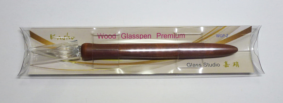 Wood Glasspen Premium　ブラウン WGP-２ + ペンレストCS 2枚目の画像