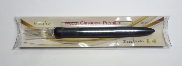 Wood Glasspen Premium　ブラック WGP-１ + ペンレストCS 2枚目の画像