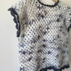 ⭐︎handmade⭐︎手編み　モヘア調　セーター 4枚目の画像