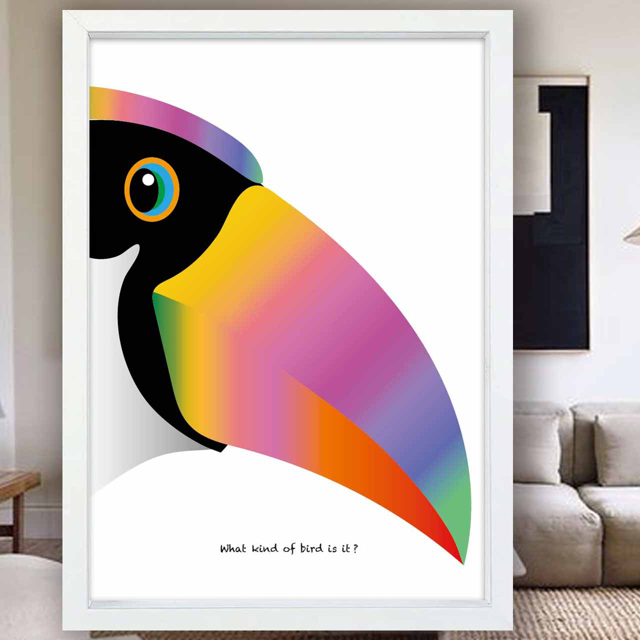 Bird　鳥　イラスト　ポスター　A4 A3 A2 A1　アート  　アートポスター　sei検索　2739