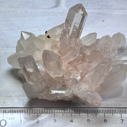ヒマラヤ✨  マニカラン産　ピンク水晶  原石　クラスター 9枚目の画像