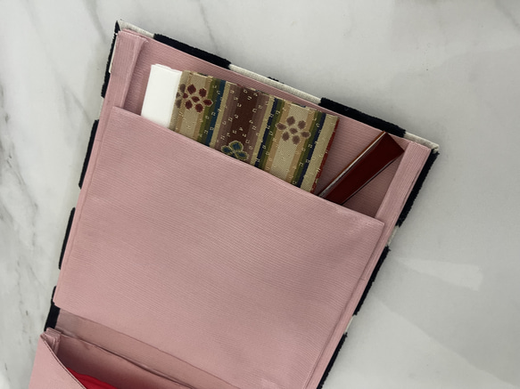 茶道女史✨こんなの欲しかった袱紗ばさみ✨インポート生地使用✨オーダー制作承ります❗️ 3枚目の画像