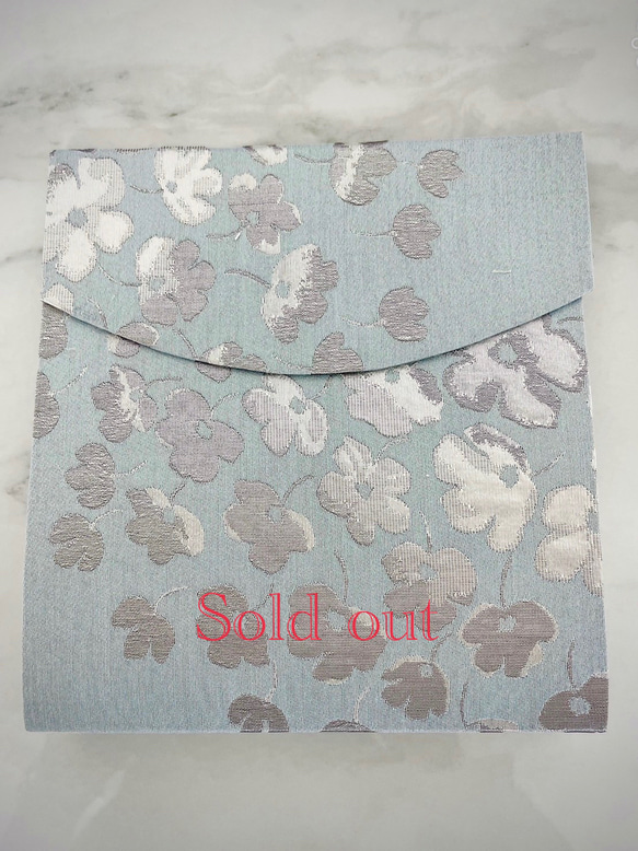 御礼sold out❗️茶道女史✨こんなの欲しかった袱紗ばさみ✨イギリス製生地使用✨オーダー制作承ります❗️ 1枚目の画像