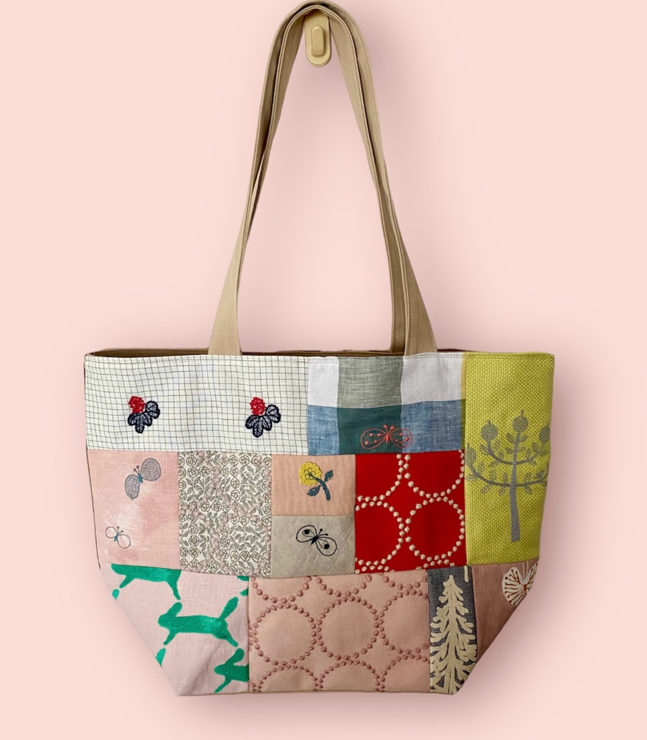 ミナペルホネンハンドメイドトートバッグ ミナペルホネン Lサイズ トートバッグ minaperhonen トート