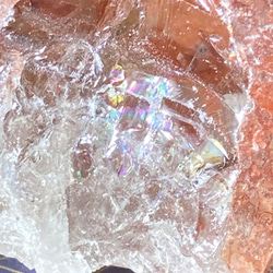 ブラジル ゴイアス州産　レッド　レムリアンシードクリスタル 原石　赤水晶 5枚目の画像