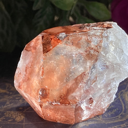 ブラジル ゴイアス州産　レッド　レムリアンシードクリスタル 原石　赤水晶 10枚目の画像