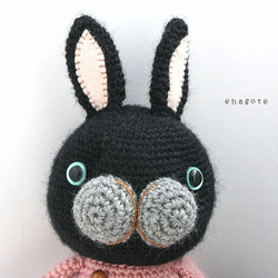 no.2371　Black Rabbit　(黒ウサギ) 2枚目の画像
