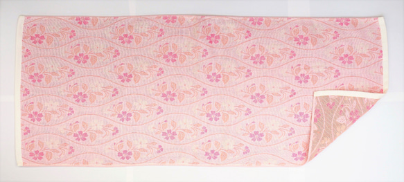 ＯＳＡＫＡＣＯＣＯＮ　３重ガーゼタオル　指貫桜　サイズ85×34ｃｍ　綿100％　大阪泉州製 2枚目の画像
