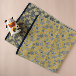 ＯＳＡＫＡＣＯＣＯＮ　３重ガーゼタオル　瓢箪唐草　サイズ85×34ｃｍ　綿100％　大阪泉州製 1枚目の画像