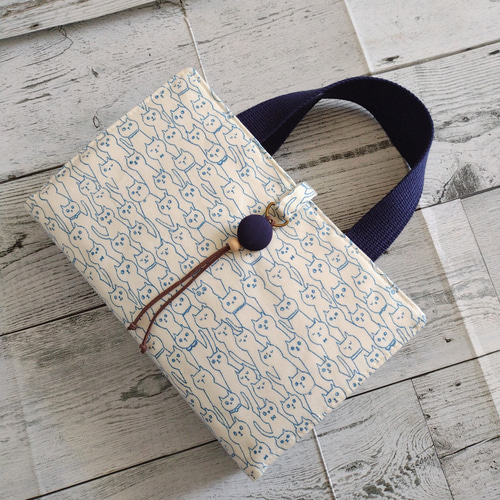 いラインアップ レビューブックカバー ねこ ブックカバー fly_handmade 通販 机上用品・文具収納