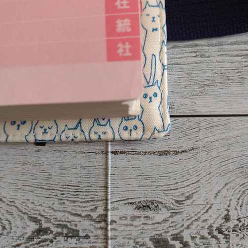 レビューブックカバー ねこ ブックカバー fly_handmade 通販