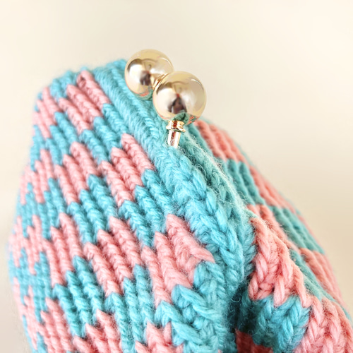 市松模様❃炭治郎❃巾着ポーチ | Pocket Crochet ❃ポケット