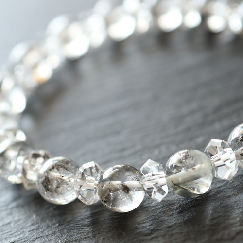 ☆プレミアムブレス☆…☆天使のギフト☆エレスチャルクォーツ：8ミリ