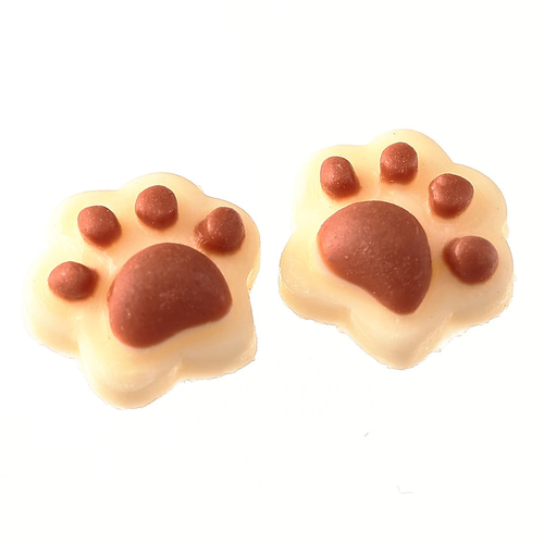 3dネイルパーツ ネイル 肉球 ネイルパーツ デコパーツ 肉球ネイルパーツ(クリア) 7個セットの通販 by モカ's shop｜ラクマ